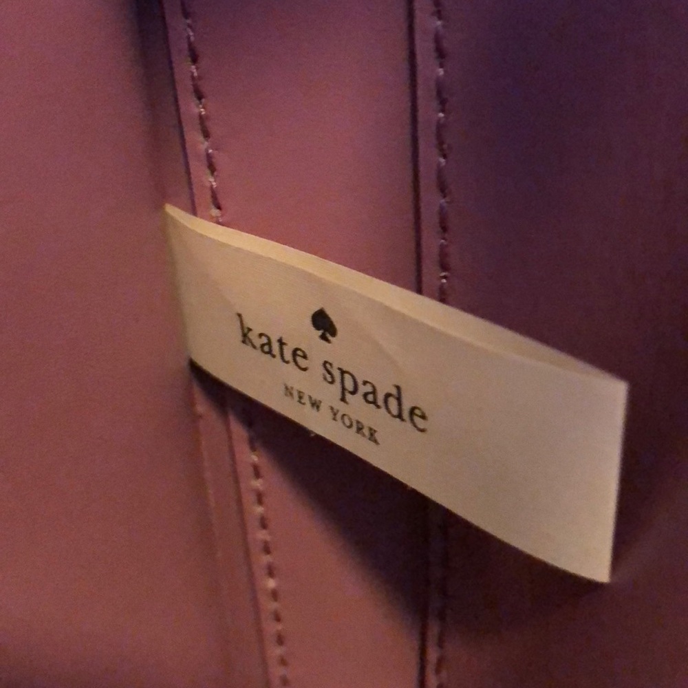 Kate Spade Two Tone Dusty Rose Handbag - Picture 7 of 8